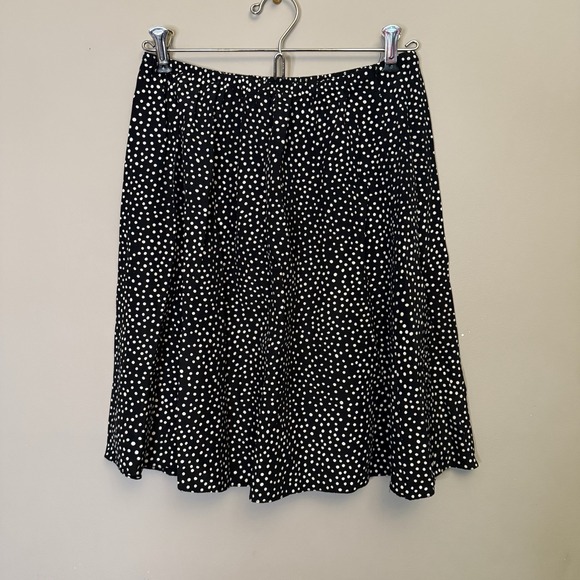 Ronni Nicole Dresses & Skirts - RONNI NICOLE black with white dots skirt size 12P